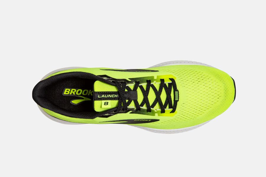 Brooks Running Shoes - Launch 8 Road Mens - Green/Black - HKP-518493